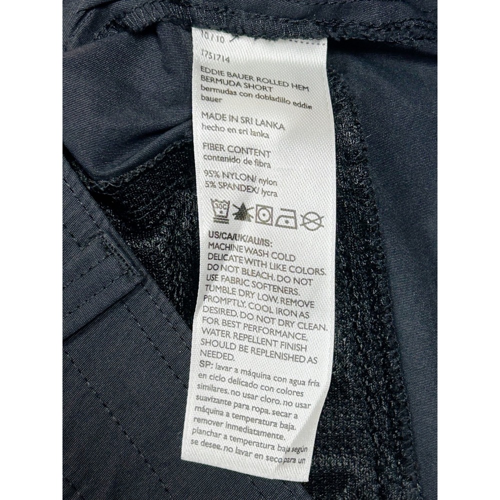 Eddie Bauer Rolled Hem Bermuda Shorts 10 NWOT Hiking Outdoors Activewear - Picture 6 of 6